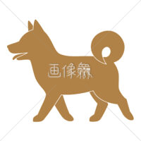 犬のイラスト・アイコン素材(17)