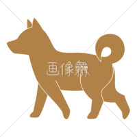 犬のイラスト・アイコン素材(20)