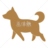 犬のイラスト・アイコン素材(21)
