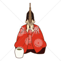 雅楽の楽器「笙(しょう)」を演奏する男の人(2)