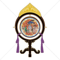 雅楽の楽器「釣太鼓(つりだいこ)」(1)