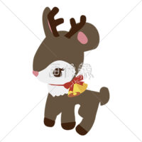 トナカイのイラスト素材(1)