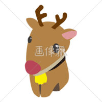 トナカイのイラスト素材(2)