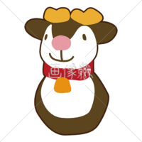 トナカイのイラスト素材(3)