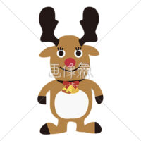 トナカイのイラスト素材(4)