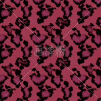 赤地のヒョウ柄のパターンタイル模様