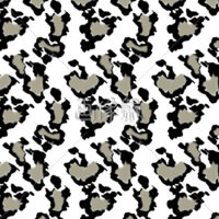 銀色のヒョウ柄のパターンタイル模様