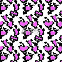 ピンクのヒョウ柄のパターンタイル模様
