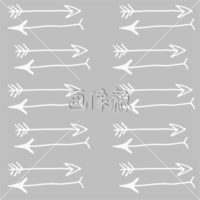 泡と葉のパターン(1)模様