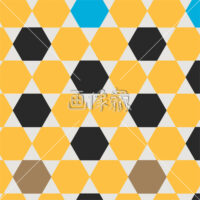六角形のカラフルパターン(2)模様
