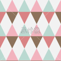 三角とダイヤのカラフルパターン(3)模様
