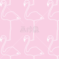 ピンクのフラミンゴのパターン素材