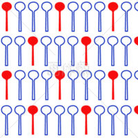 お洒落なスプーンのパターン素材(1)