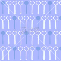 お洒落なスプーンのパターン素材(3)