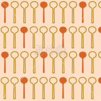 お洒落なスプーンのパターン素材(4)