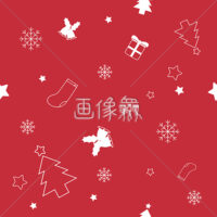 クリスマスのシームレス模様素材(2)
