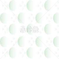 卵のような月のようなパターン素材(グリーン)