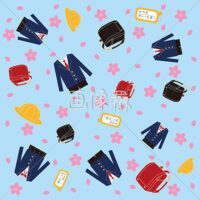 小学生のシームレス模様素材(2)