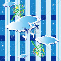 七夕のシームレス模様素材(1)