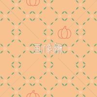 ハロウィンのシームレス模様素材(10)