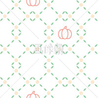 ハロウィンのシームレス模様素材(12)