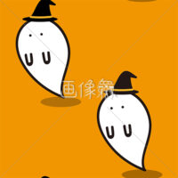ハロウィンのシームレス模様素材(25)