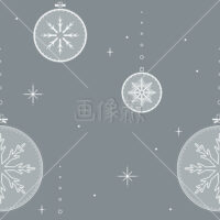 キラキラ輝くオーナメントのシームレス模様素材(2)