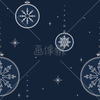 キラキラ輝くオーナメントのシームレス模様素材(3)