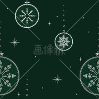 キラキラ輝くオーナメントのシームレス模様素材(4)