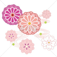 和風のシームレス模様素材(1)