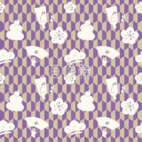 お正月のシームレス模様素材(7)