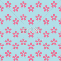 桜のシームレス模様素材(1)