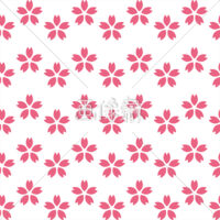 桜のシームレス模様素材(4)