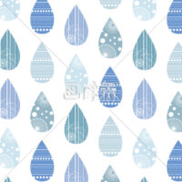 雫のシームレス模様素材