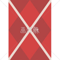 赤のチェック柄シームレス模様素材