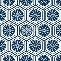 亀甲文様(きっこう)のシームレス模様素材(1)