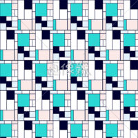 幾何学模様のシームレス模様素材(2)