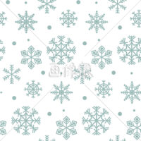 雪の結晶のシームレス模様素材(3)