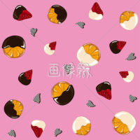 バレンタインのシームレス模様素材(7)