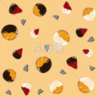 バレンタインのシームレス模様素材(8)