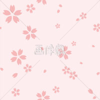 桜のシームレス模様素材(19)