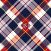赤と紺のチェック柄シームレス模様素材