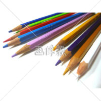 カラフルな色鉛筆の写真素材(1)