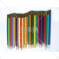 カラフルな色鉛筆の写真素材(2)