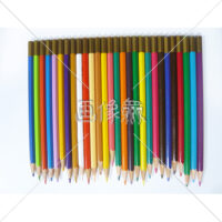 カラフルな色鉛筆の写真素材(3)