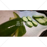 きゅうりの漬物の写真素材