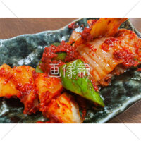 キムチの3種盛りの写真素材