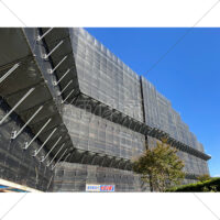 集合住宅の大規模修繕工事の写真素材(1)