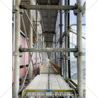 集合住宅の大規模修繕工事の写真素材(4)