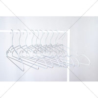 アルミとステンレスハンガーの洗濯イメージの写真素材(1)